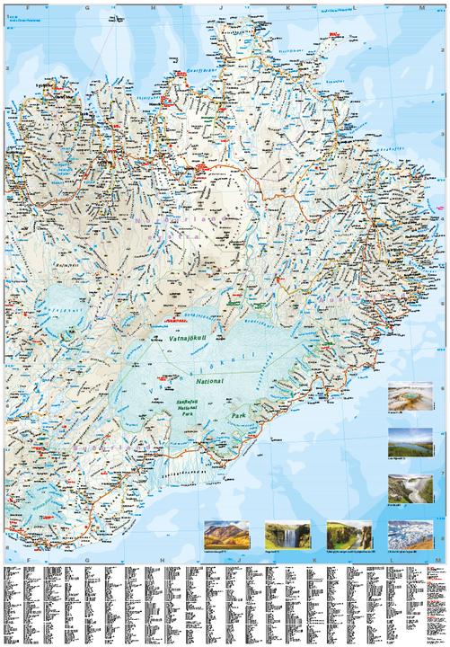 Actual product image Map Iceland / Iceland (1:425.000)