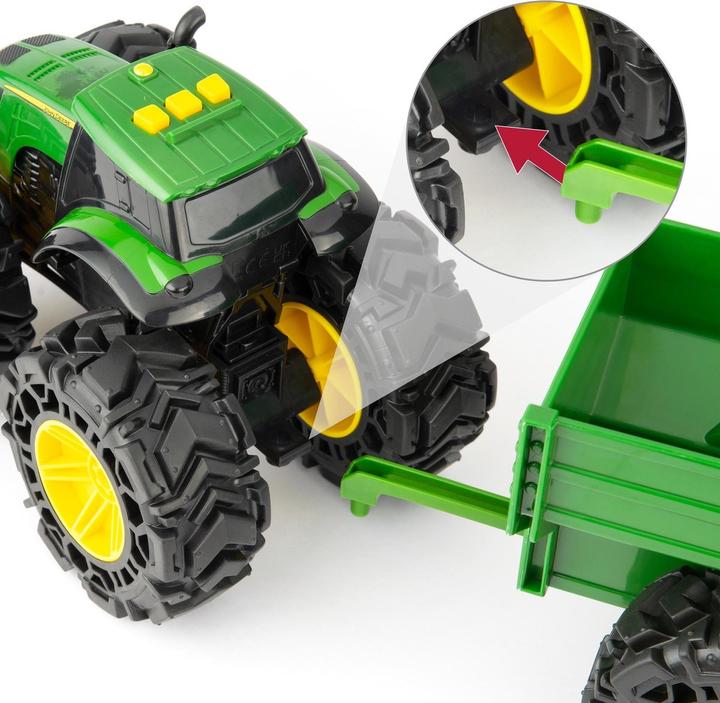 Actual product image John Deere Tractor with trailer