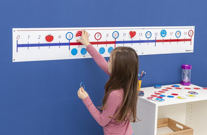 Produktbild Betzold Magnet-Zahlenstrahl 0 - 20