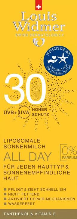 Produktbild Louis Widmer All Day (Sonnencreme, SPF 30, 200 ml, 255 g)