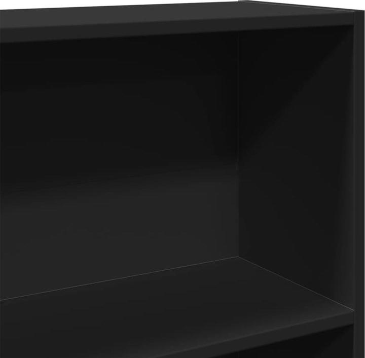 Immagine prodotto VidaXL Bücherregal Bücherschrank Standregal Raumteiler Schwarz Holzwerkstoff (80 x 30 x 189 cm)