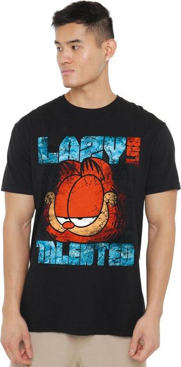 Immagine prodotto Garfield Lazy But Talented Maglietta Effetto invecchiato Uomo (3XL)