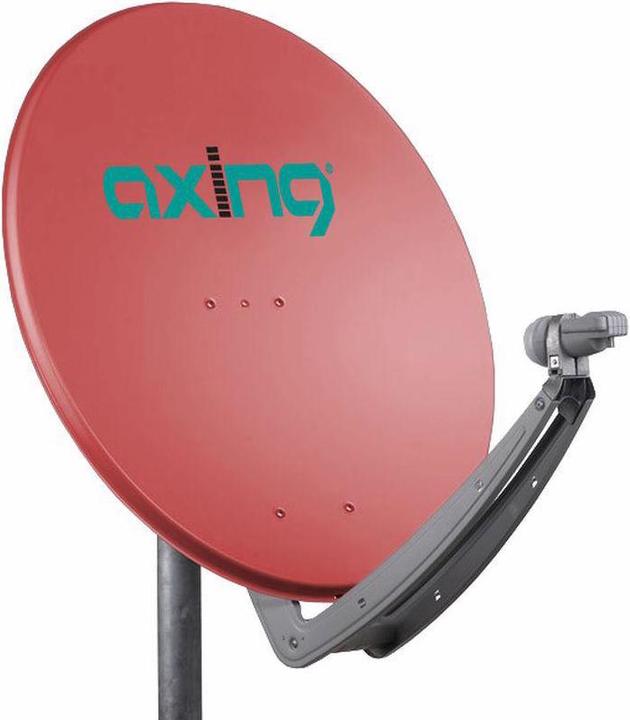 Axing SAT Antenne SAA 85-03 Ziegelrot, 85 cm (Parabolantenne)
