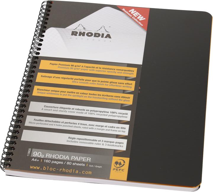Produktbild Rhodia Rhodiactive (A4+, Kariert, Harter Einband)
