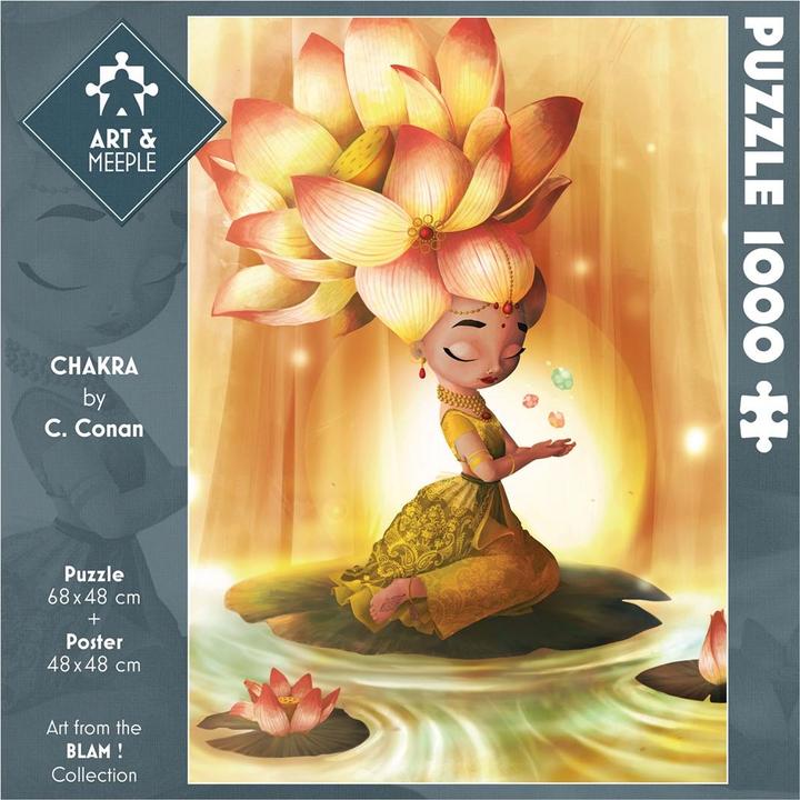Produktbild Tiki Editions Art&Meeple Puzzle - Chakra 1000 Pcs (1000 Teile)