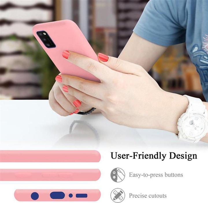 Actual product image Cadorabo TPU Liquid Silicone Case Cover (Samsung Galaxy A41)