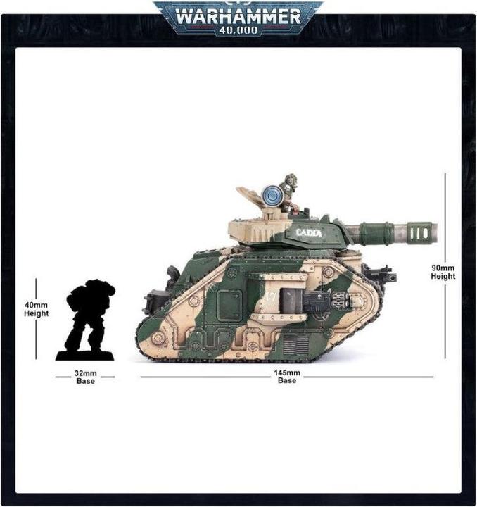 Actual product image Games Workshop Leman Russ Battle Tank (Plastic)