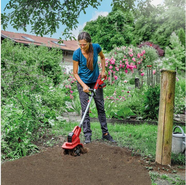 Actual product image Einhell 18 V Battery Ground Hoe GE-CR 18/20 Li E Power X-Change