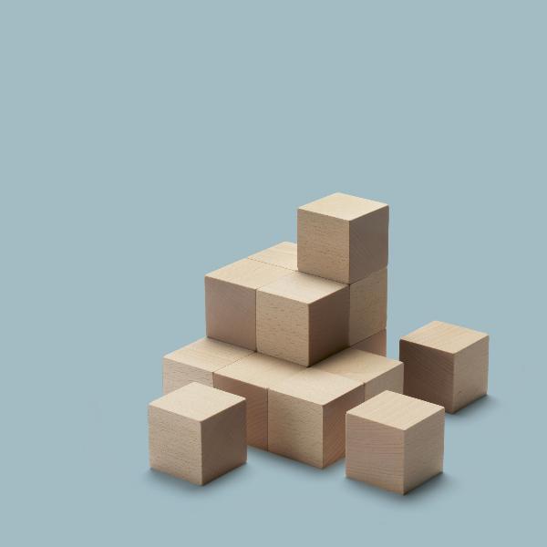 Actual product image Cuboro CUBES - the extra set of 16 elements (221)