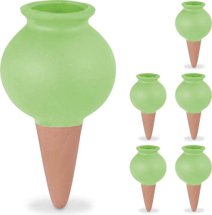 Immagine prodotto Relaxdays 6x sfere di-irrigazione (Cono di argilla)