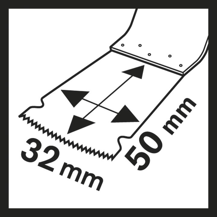 Actual product image Bosch Professional Zubehör BIM plunge cut saw blade AIZ 32 BSPB Hard Wood. For osz. Multifunctional tools