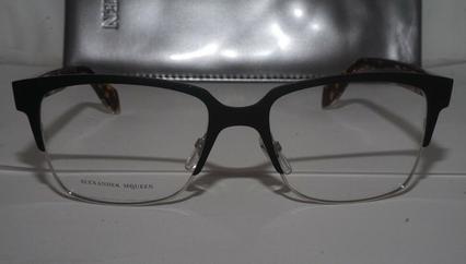 Produktbild Alexander McQueen RX Eyeglasses New Matte Black Havana AMQ 4257 8SM 53 17 140