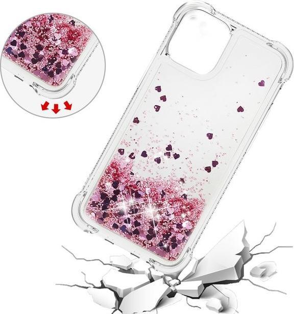 Produktbild MU Style Glitter Softcase Hülle (Apple iPhone 13 Pro Max)