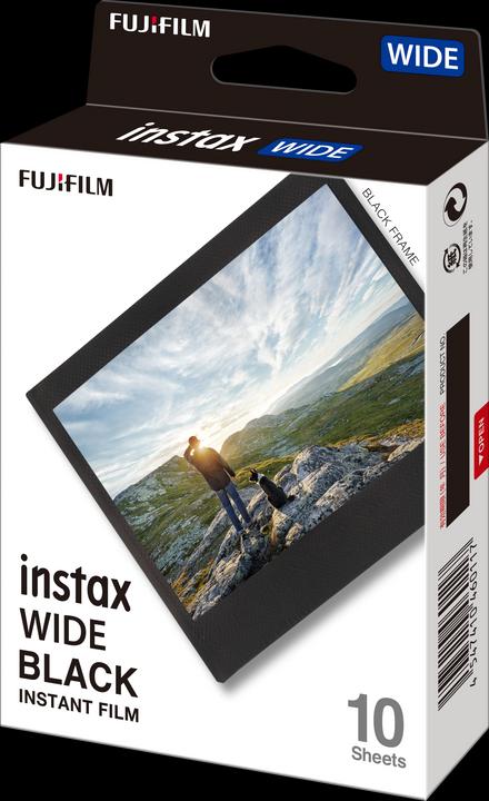 Fujifilm m INSTAX Film large cadre noir (Instax Wide 300, Instax Wide 210)