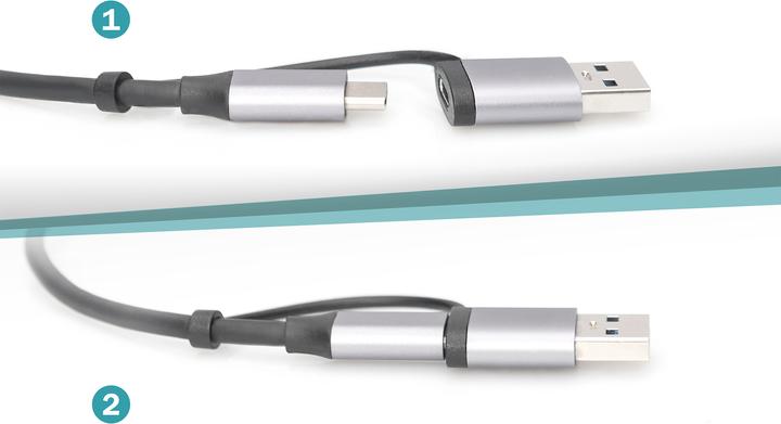 Actual product image Digitus DN-3028 (USB-C, USB, RJ45 2.5 Gigabit Ethernet (1x))