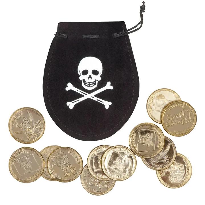 Image du produit Boland Petit sac de pirates avec 12 pièces de monnaie