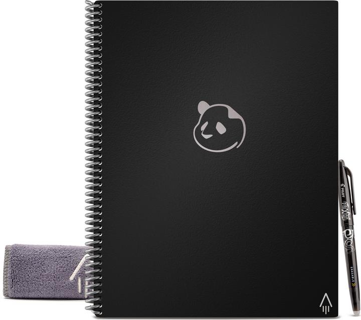 Rocketbook Planificateur Panda (22 x 28 cm, À rayures, Couverture rigide)