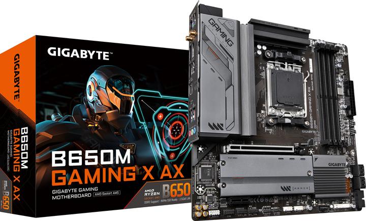 Produktbild Gigabyte B650M Gaming X AX (AM5, AMD B650, mATX)