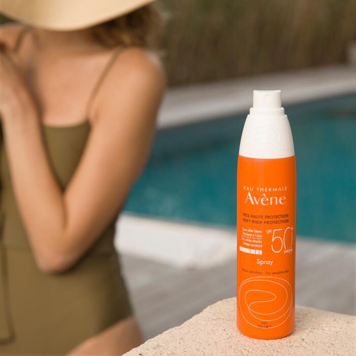 Actual product image Avène Sun Spray SPF50+ (Sun spray, SPF 50+, 200 ml, 245 g)