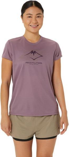 ASICS Performance Fujitrail Logo Ss Top Lady Dusty Mauve