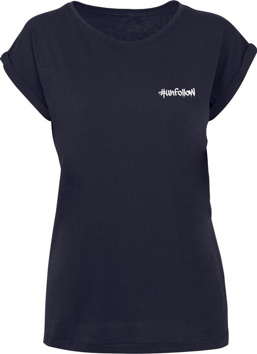 Merchcode Ladies Unfollow Extended Shoulder Tee - 111691