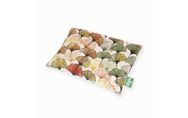 Immagine prodotto Himmelgrün Cuscino Cherry Pit 30x20cm Foglie di Ginkgo (30 x 20 cm)