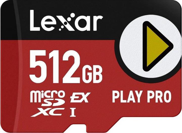 Lexar Play Pro (512 GB, microSD Express, U1, UHS-I)