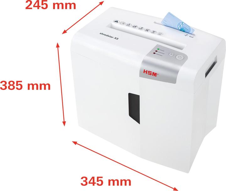 Produktbild HSM Aktenvernichter SHREDSTAR 1043121 X5 4,5x30mm (Partikelschnitt)