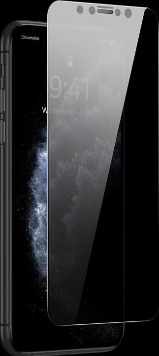 Image du produit Baseus 0.3mm Full-Coverage Privacy Protection Crystal Tempered Glass Screen Protector with Dust Filter for (1 pièce(s), Apple iPhone XS Max)