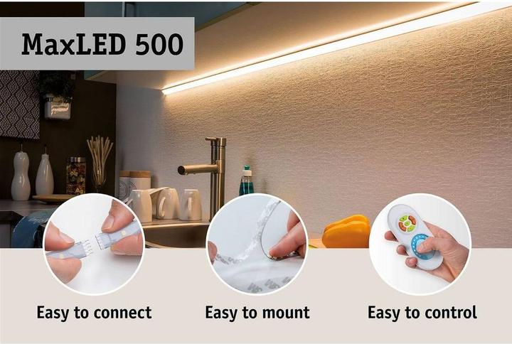 Immagine prodotto Paulmann Set di strisce MaxLED 500 (Bianco caldo, 150 cm, Interno)