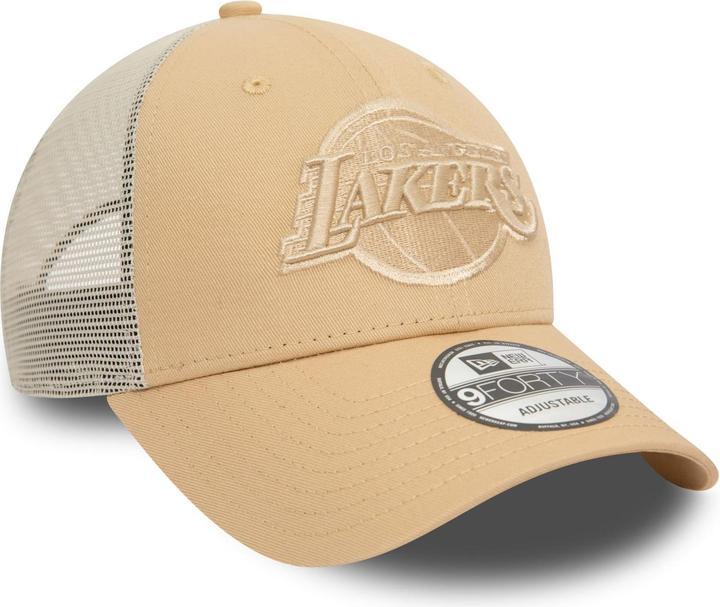 Produktbild New Era 9Forty Mesh Trucker Cap - NBA Los Angeles Lakers oat (One Size)
