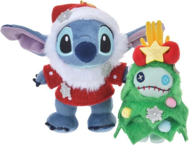 Produktbild Disney Stitch Plüsch Schlüsselanhänger Weihnachten