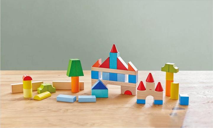 Actual product image Haba My first colourful building blocks **