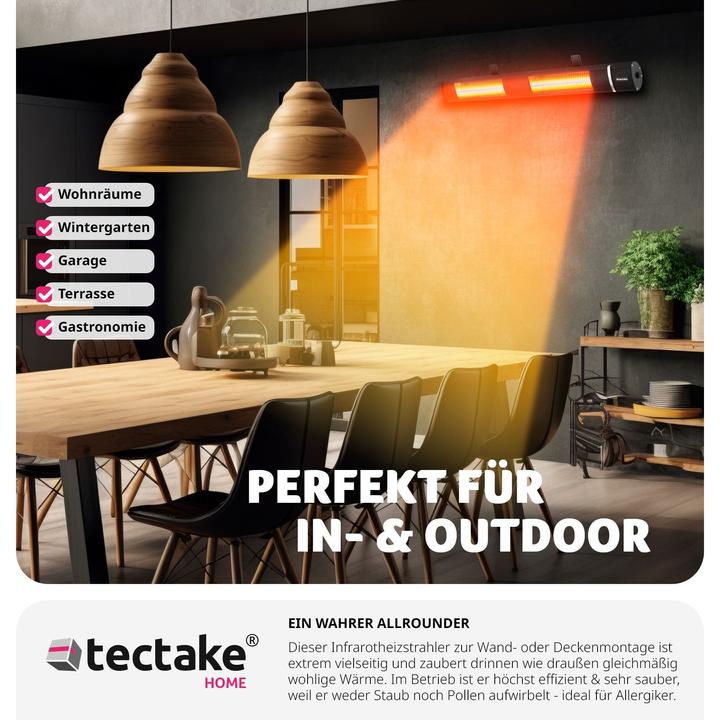 Produktbild tectake Infrarotheizstrahler (3000 W)