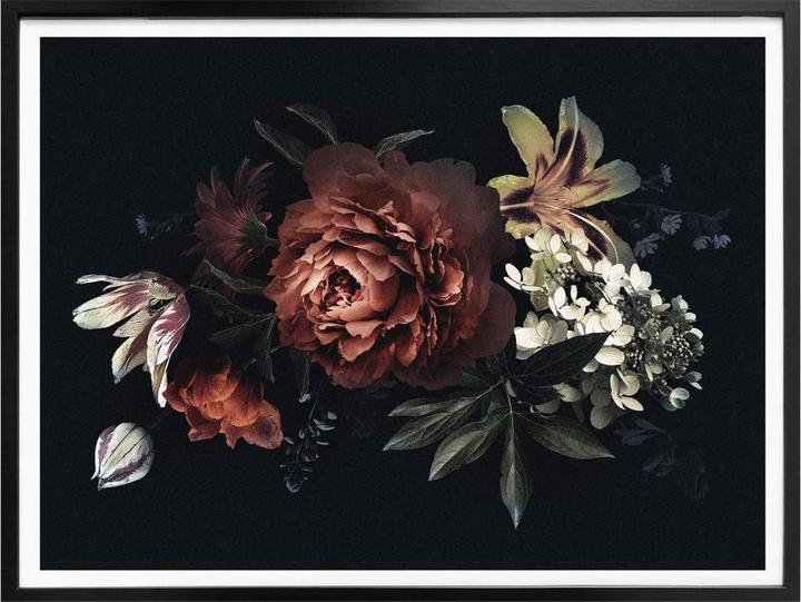 Produktbild Trenddeko Blumenbouquet Rot (100 x 80 cm)