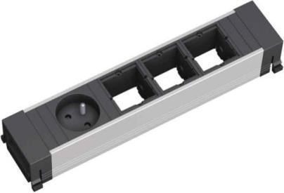 Produktbild Bachmann CONFERENCE / TOP FRAME - Rahmen für Steckdosenleiste (1 x, CEE 7/5, CEE 7/3)