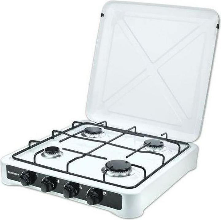 Immagine prodotto Ravanson Fornello K-04T Nero, Bianco da banco Gas 4 zone (s)
