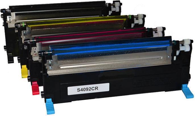 Image du produit Hermex Cartouches de toner compatibles Samsung CLX-3175N (M, CF, C, Y)