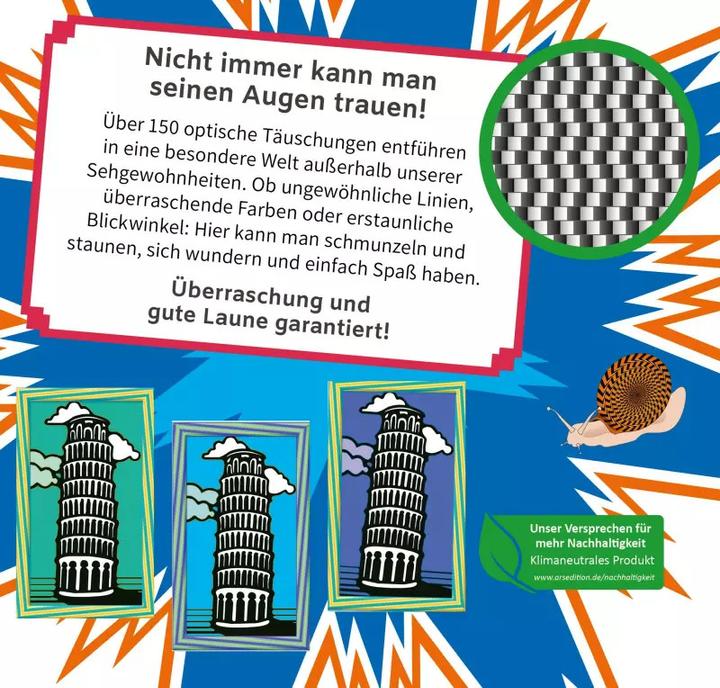 Produktbild Optische Täuschungen (Deutsch, Gianni A. Sarcone, Marie-Jo Waeber, 2022)