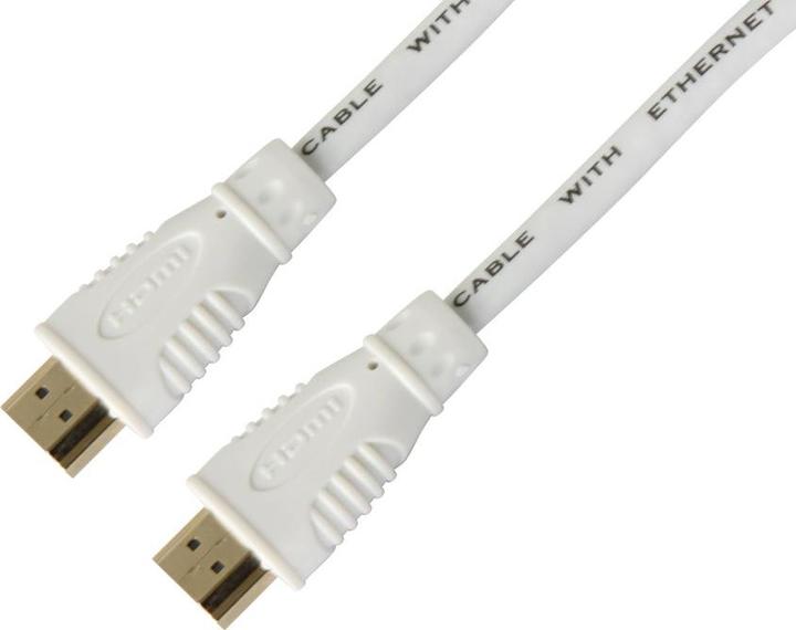 Actual product image Techly HDMI cable A M/M high speed 5m white (5 m, HDMI)