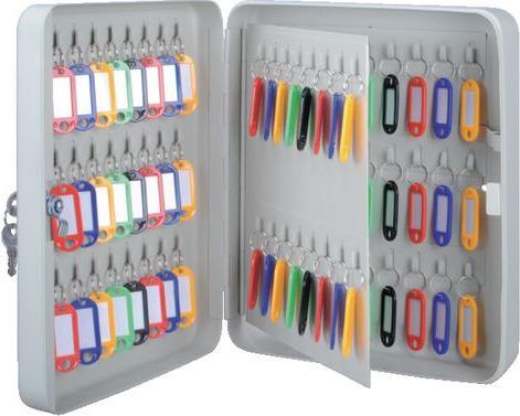 Produktbild Office Depot Schlüsselschrank 240 mm x 300 mm 80 Haken