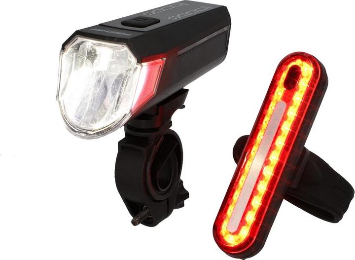 Immagine prodotto Fischer Set di pastiglie per i freni della batteria a LED. 80 Lux (80 lm, 20 lm)