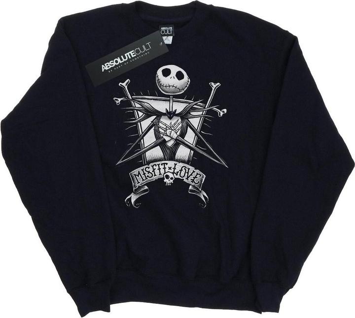 Actual product image Disney Womens/Ladies Nightmare Before Christmas Misfit Love Sweatshirt (M)