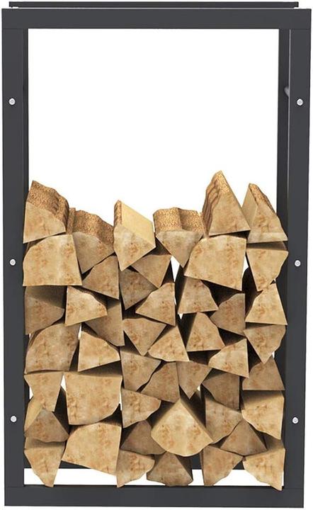 Actual product image Bakaji Holzregal für Kamin oder Ofen (100 x 25 x 60 cm)