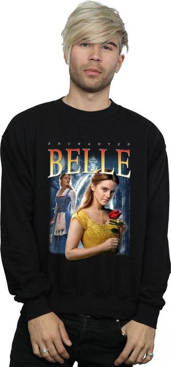 Actual product image Disney Mens Beauty And The Beast Belle Montage Sweatshirt (M)