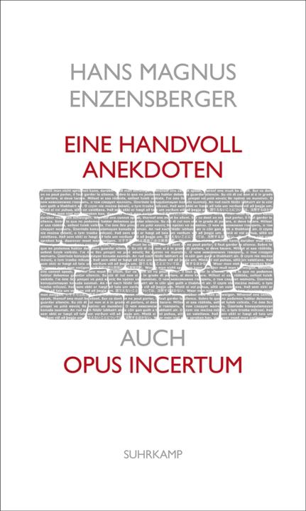 Produktbild Eine Handvoll Anekdoten (Deutsch, Hans Magnus Enzensberger, 2020)