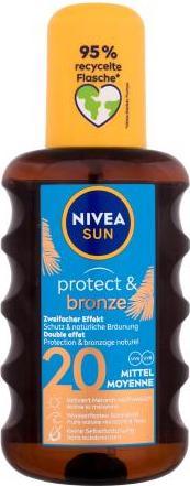 Produktbild NIVEA Sun Protect & Bronze Oil Spray (Sonnenspray, SPF 20, 200 ml, 500 g)