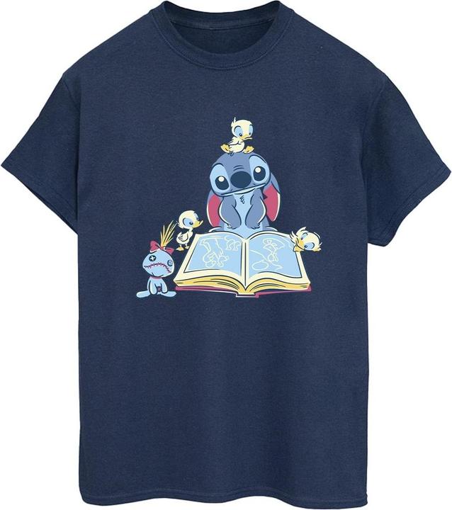 Produktbild Disney Lilo & Stitch Reading A Book TShirt (XL)