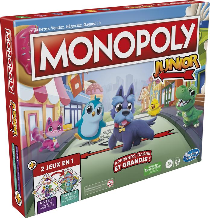 Actual product image Monopoly Junior 2 Games in 1, f (French)