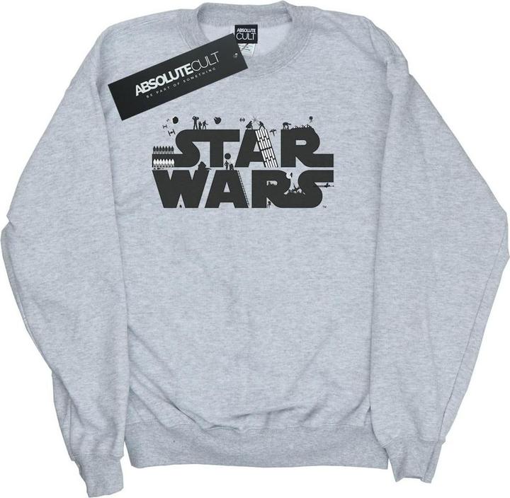 Actual product image Star Wars Boys Minimalist Logo Sweatshirt (128)